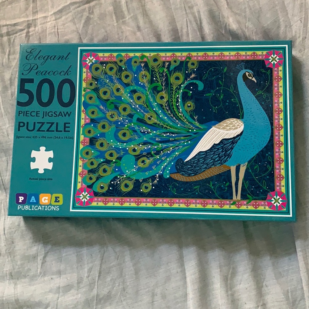 puzzle peacock